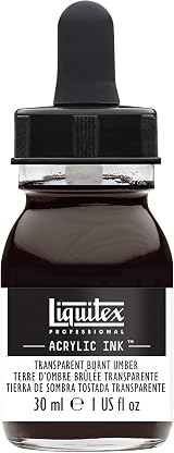 Liquitex Professional Ink Tuschen Umbra 30ml Airbrush Acrylic Paint