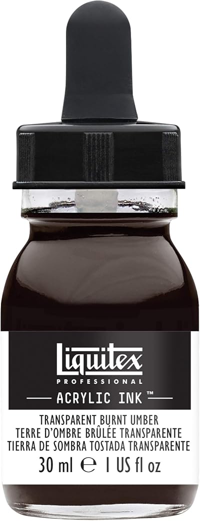 Liquitex Professional Ink Tuschen Umbra 30ml Airbrush Acrylic Paint