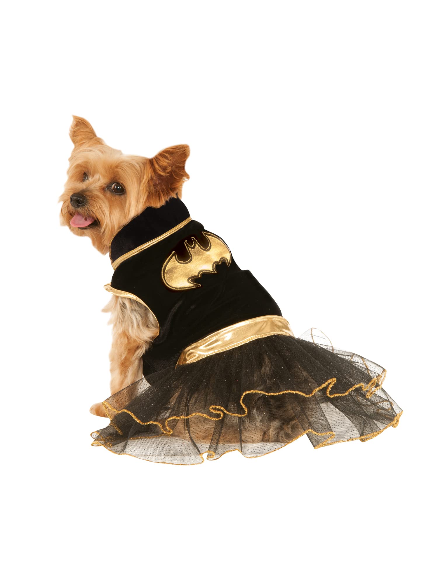 Rubies 580323XS Official DC Comics Batgirl Pet Dog Costume Tutu Dress, X-Small (Neck to Tail 7 Inch, Chest 12 Inch) Halloween