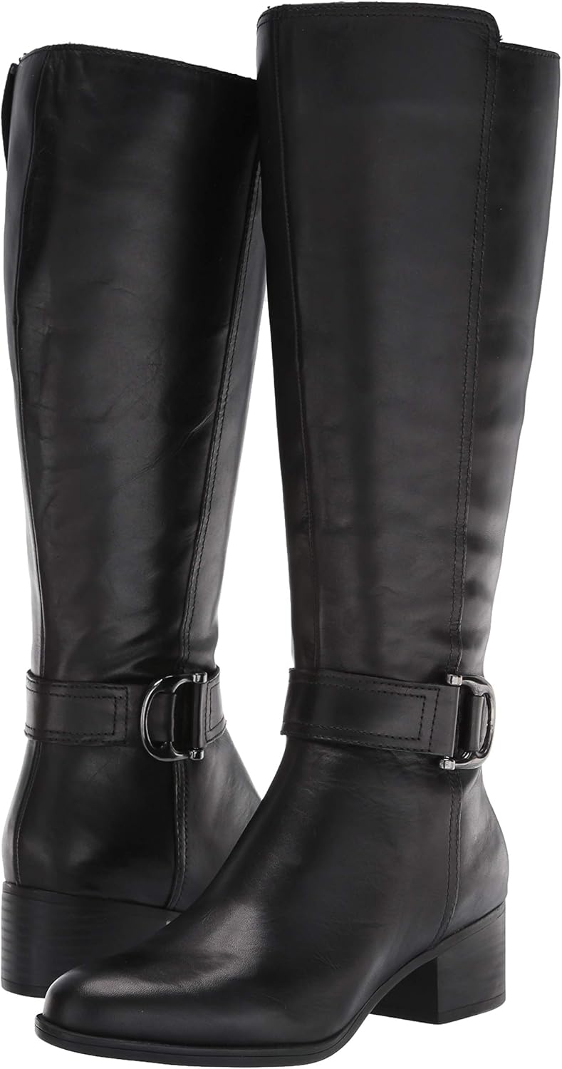 naturalizer kelso leather tall boots