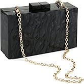Gets Acrylic Clutch Purses for Women with Marbling Purses and Handbags Elegant Banquet Evening Crossbody Bag