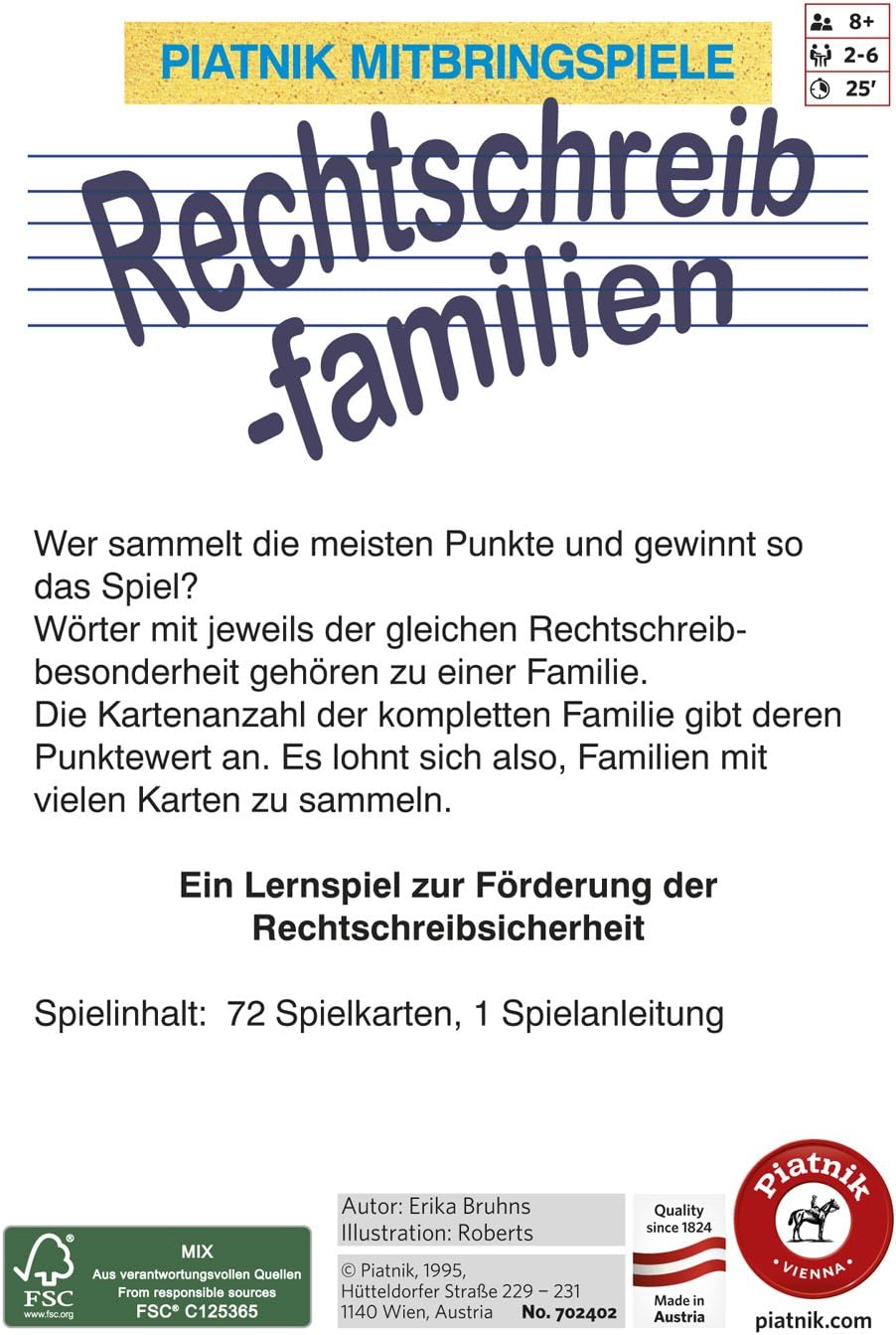 Piatnik 702402 spelling family, Mehrfarbig - Image 3