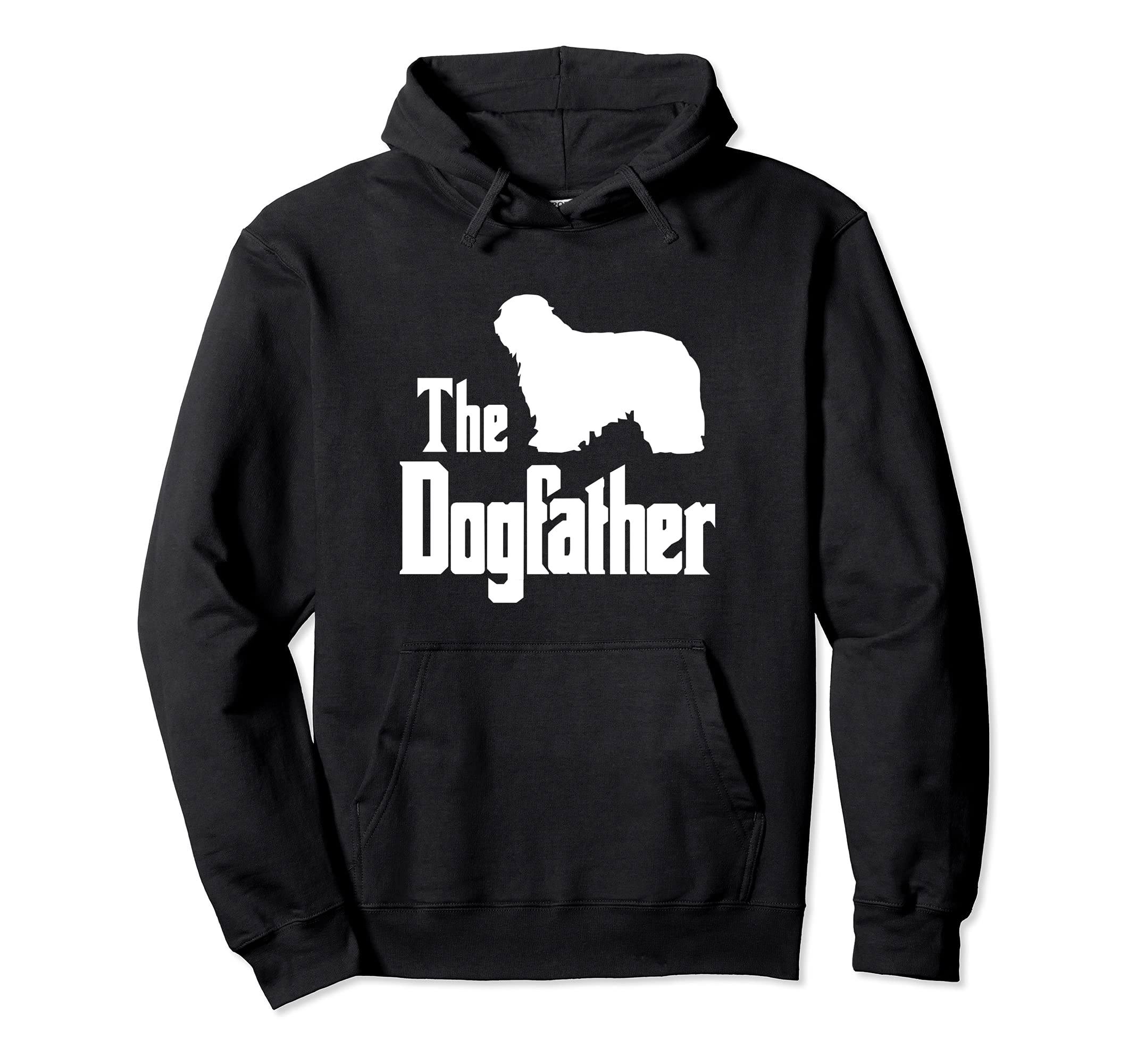 The Dogfather - funny dog gift, funny Bergamasco Pullover Hoodie