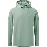 M MAELREG Hoodies for Men Texture Solid Color Sweatshirts Athletic Golf Midlayer Mens Hoodies Pullover Shirt with Pocket