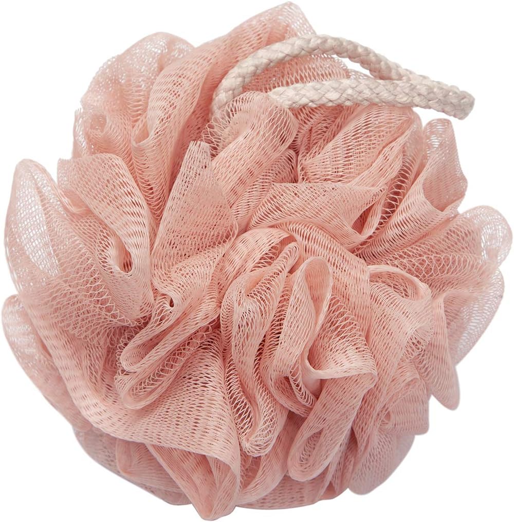 TungSam Bath Loofah Sponge, Pack of 4 Mesh Pouf Body Scrubber for Shower. (Multi-Color): Health & Personal Care