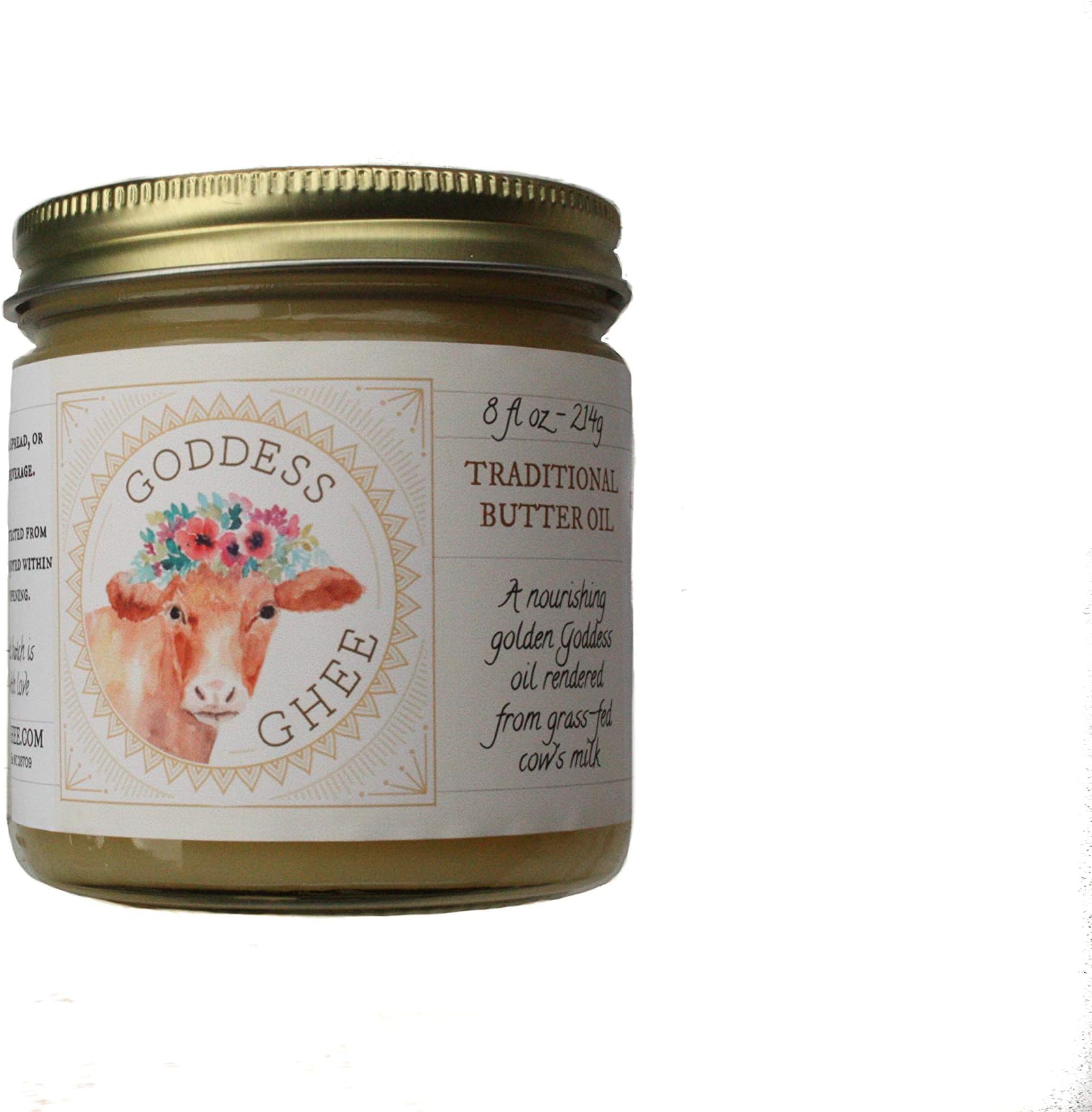 Goddess GheeGrass Fed High Vitamin Butter Oil, 9oz
