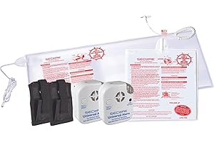 SECURE SAFETY SOLUTIONS Secure Chair and Bed Alarm for Elderly Adults - Two Alarm Monitors, Bed Sensor and Chair Sensor - Bed Alarms and Fall Prevention for Elderly Dementia Patients