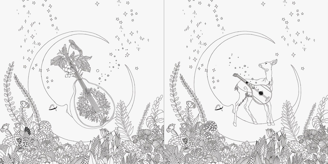 Mua Dream ゆめと森のファンタジーぬり絵 Tren Amazon Nhật Chinh Hang 2021 Fado