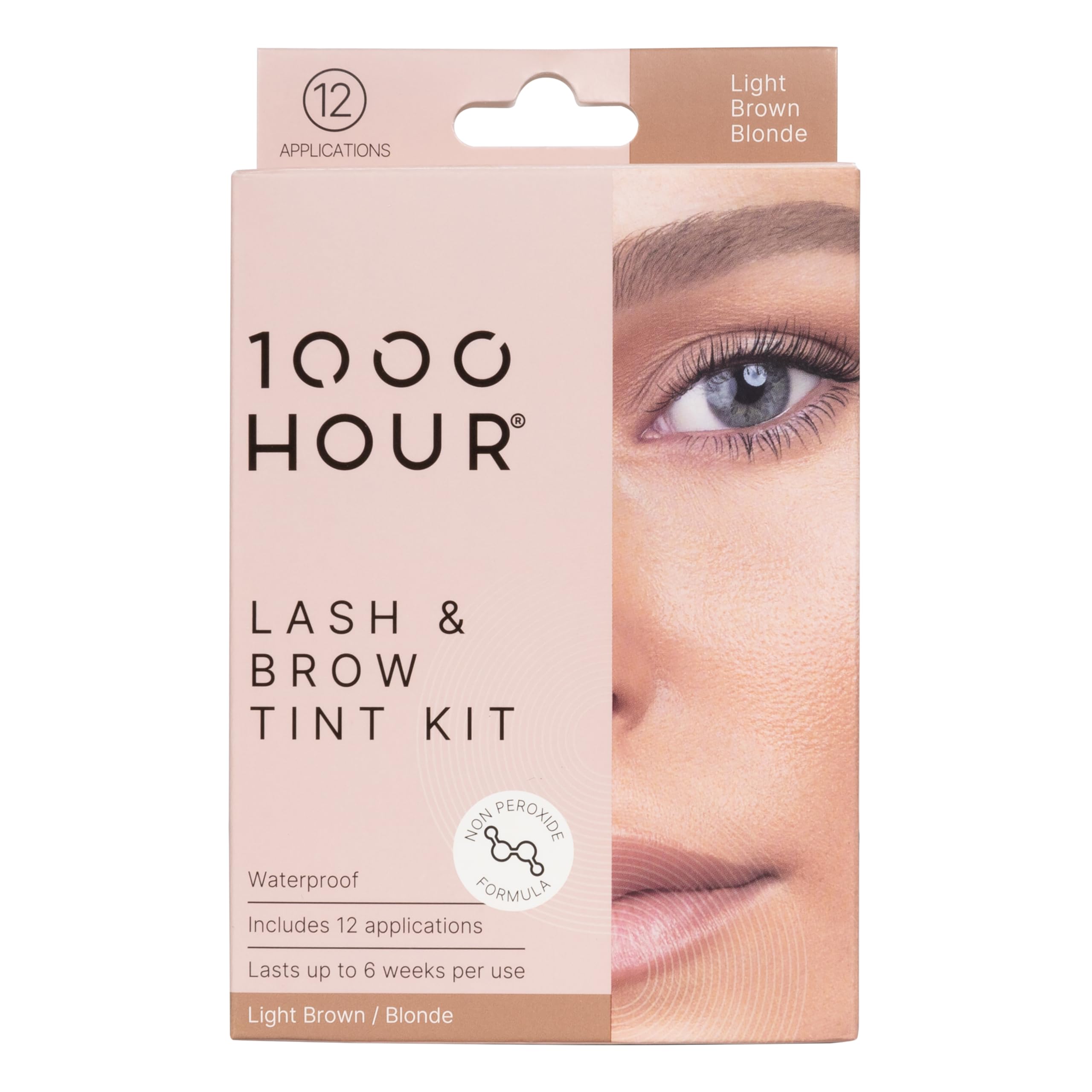 1000 Hour Lash & Brow Dye Kit - Light Brown