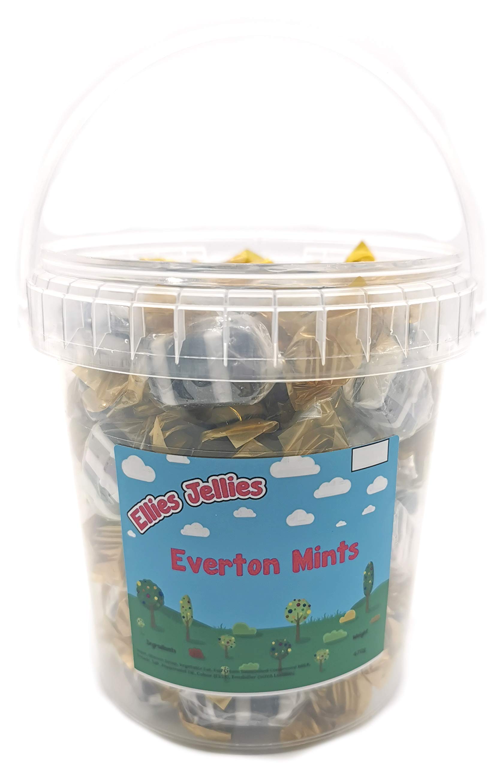 Ellies Jellies Everton Mints-470g- Bucket Super Tasty-Traditional Hard Boiled- Candy