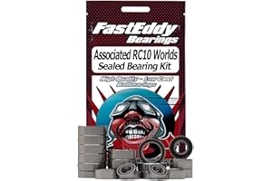 FastEddy Bearings Compatible with Team Associated RC10 Worlds Car Sealed Bearing Kit