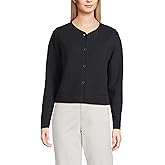 Lands' End Women's Fine Gauge Cotton Milano Blazer Sweater