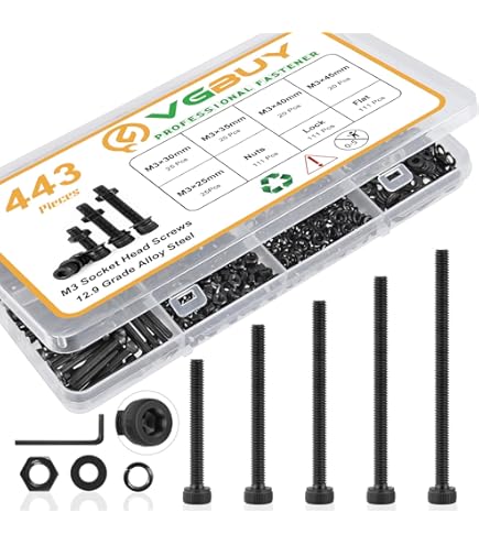 thumbnail image 2 of GooBetter M4-0.7 Socket Cap Screws - 12.9 Grade Black Alloy Steel (5mm To 50mm) DIN912 2 of 6