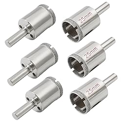 Hordion 6 Pcs 25mm / 1 Inch Diamond Drill Bit Tile