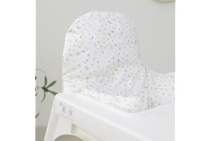 Gembebe Waterproof High Chair Cushion for IKEA High Chair, One Piece with Sitting Cushion, Easy-Clean, Super Comfort (Little Birdie)
