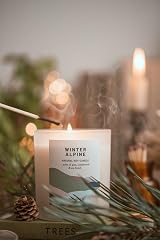 Ocoee House Luxury Scented Soy Candle 450g Loch Lomond Winter Alpine view 4