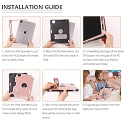 BENTOBEN iPad Air 5th/4th Generation Case, iPad Pro