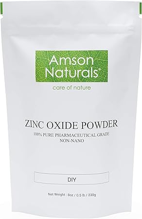 Zinc Oxide Powder 8oz 0 5lb 230g Made In Canada By Amson Naturals 100 Pure Non Nano Uncoated Or Diy Skin Care Recipes Lotion Cream Lip Balm Soap And More Amazon Ca Beauty