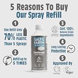 Salt Of The Earth Vetiver & Citrus Natural Deodorant Refill 500ml UK view 2