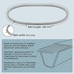 1/2 x 108'' Drive Belt 490-501-C063