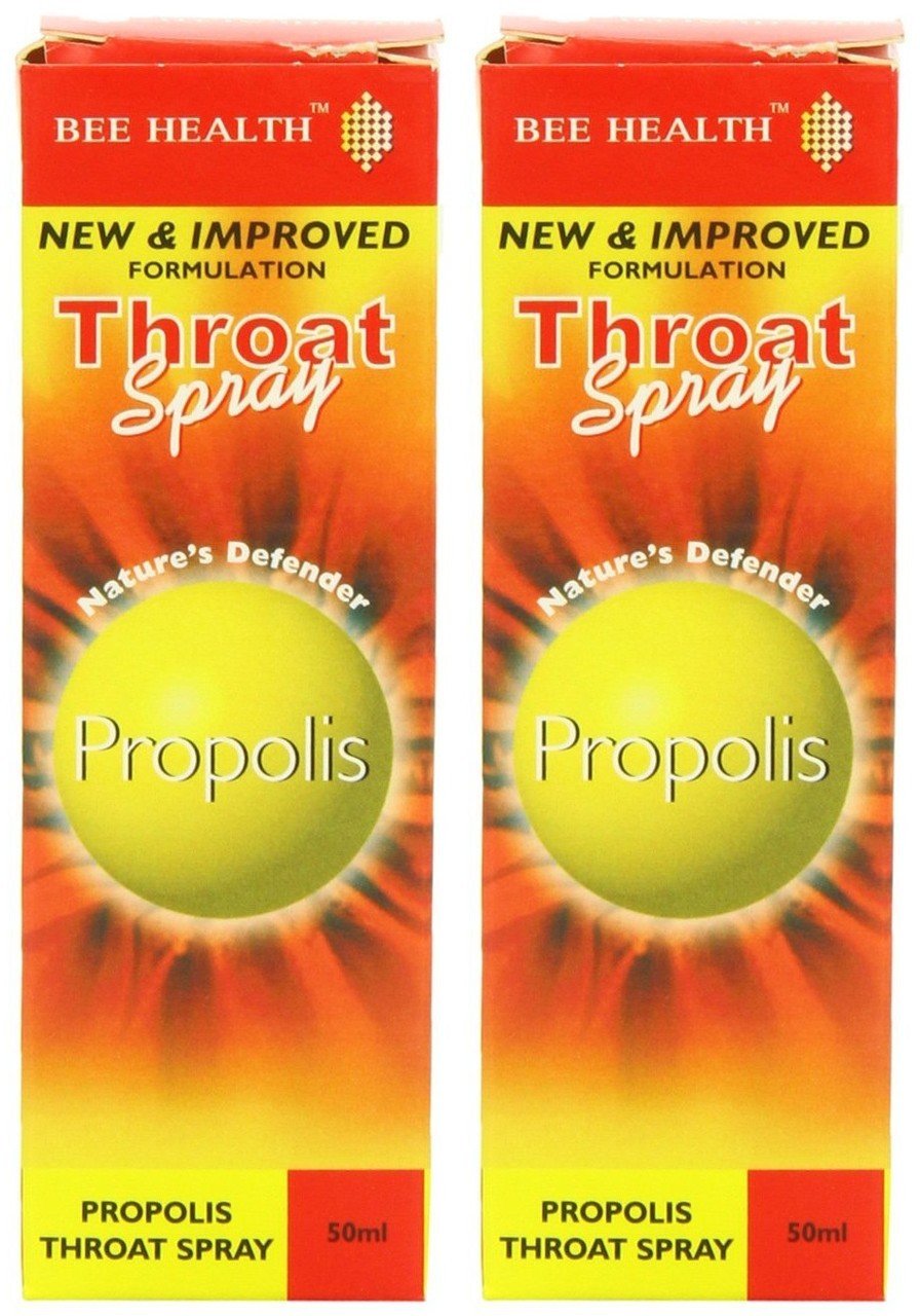 (2 Pack) - Bee Health - Propolis Throat Spray | 50ml | 2 PACK BUNDLE
