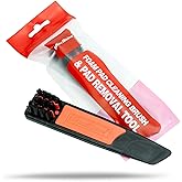 Maxshine 2-in-1 Foam Pad Cleaning Brush & Pad Removal Tool Set | Dual-Function Stiff Bristle Brush with Easy-Grip Handle | Car Polishing Pad Cleaner & Detailing Accessory for Buffing Pads