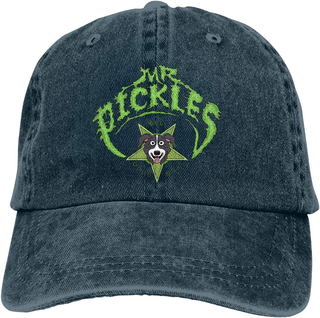 DADAJINN Mr Pickles Adjustable Mountaineering Cotton Washed Denim Hats Navy