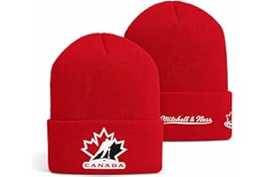 Mitchell & Ness Hockey Canada 2026 Cuff Knit Beanie - Red