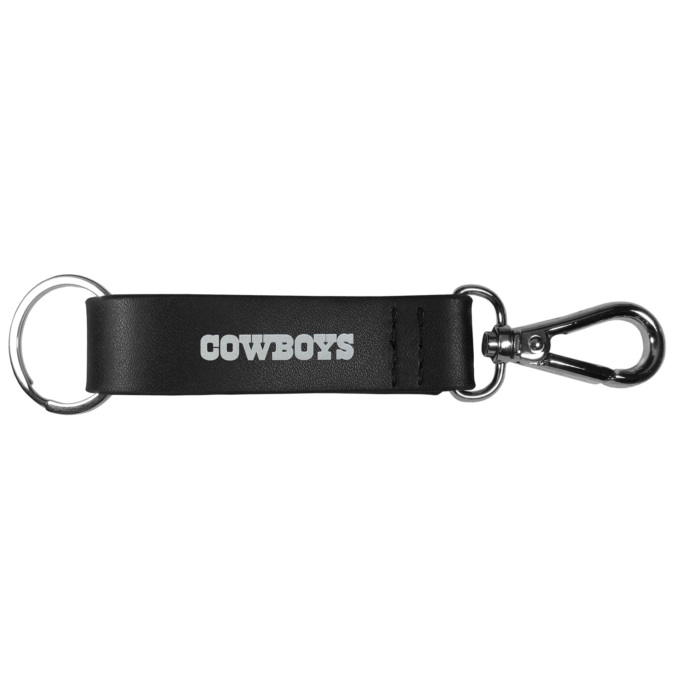 Siskiyou NFL Sports Fan Shop Dallas Cowboys Black Strap Key Chain One Size Black
