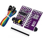 AKEYSRC 2PCS PCM5102A I2S DAC Decoder Module with 3.5mm Headphone Jack, 32-Bit 384kHz Stereo Digital to Analog Audio Converter Board 112dB SNR, HiFi Audio Module for Raspberry Pi ESP32 Arduino