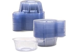 Wondfo 100 Pack Plastic Disposable Urine Specimen Cups for Pregnancy Test/Ovulation Test/pH Test