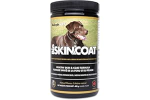 Flora Health BiologicVET BioSKIN&Coat Natural Antihistamine, Quercetin, Bromelain, Lignans, Prebiotics, for Dogs and Cats 400