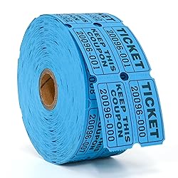 L LIKED Raffle Tickets Double Rolls 1000 Per Roll