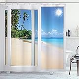 Ambesonne Ocean Shower Curtain, Ocean View from The