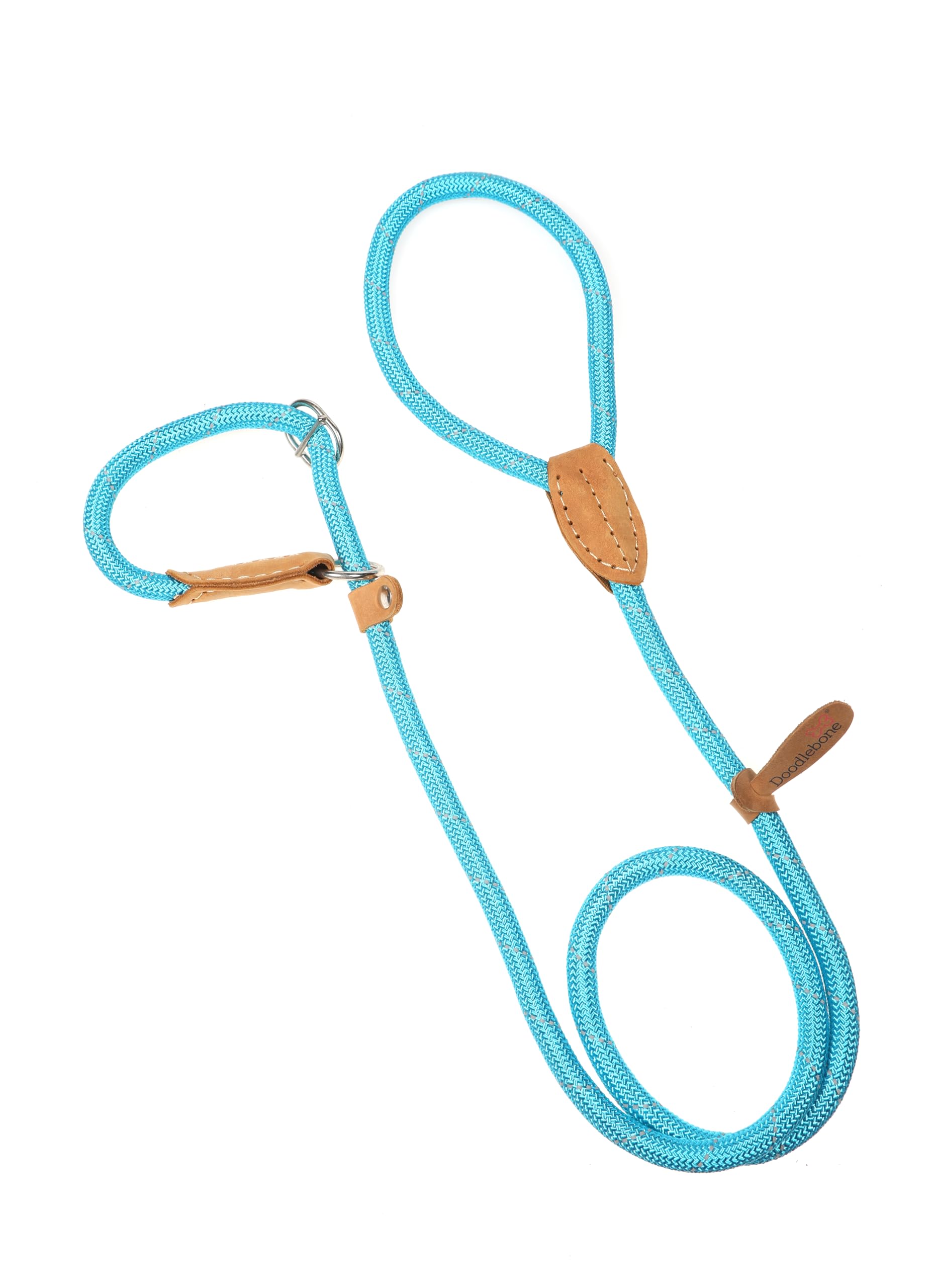 Doodlebone Slip Lead, Aqua, 9mm — image 1
