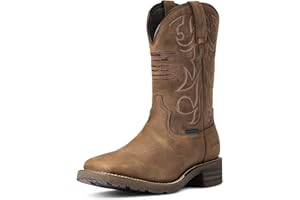 ARIAT mens Hybrid Patriot Waterproof Western Boot