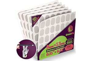 GreenFix Gel Adhesive Dots 200PCs - Sticky Dots Clear Double Sided Removable - Sticky Tack for Collectibles & Figurines, Home Decor, Arts & Crafts - Clear Sticky Gel