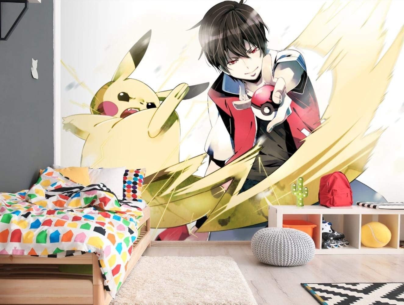 Cflegend Mural 3d Wallpaper Wall Cloth Background Wall Sticker Anime Wall Wall Cloth Anime Living Room Bedroom Bar Hotel Theme Art Deco W 250x H 175 Cm Amazon Co Uk Diy Tools