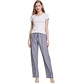 CYZ Women's 100% Cotton Woven Poplin Sleep Pajama Pants