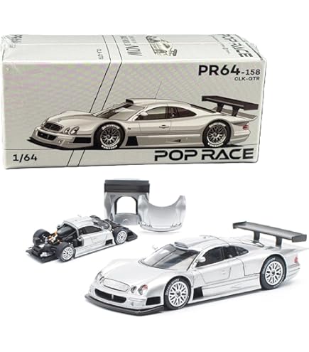 Mercedes-Benz CLK GTR ミニカー 1/64 Kyosho MERCEDES BENZ CLK-GTR RENNSPORT TOURENWAGEN #10