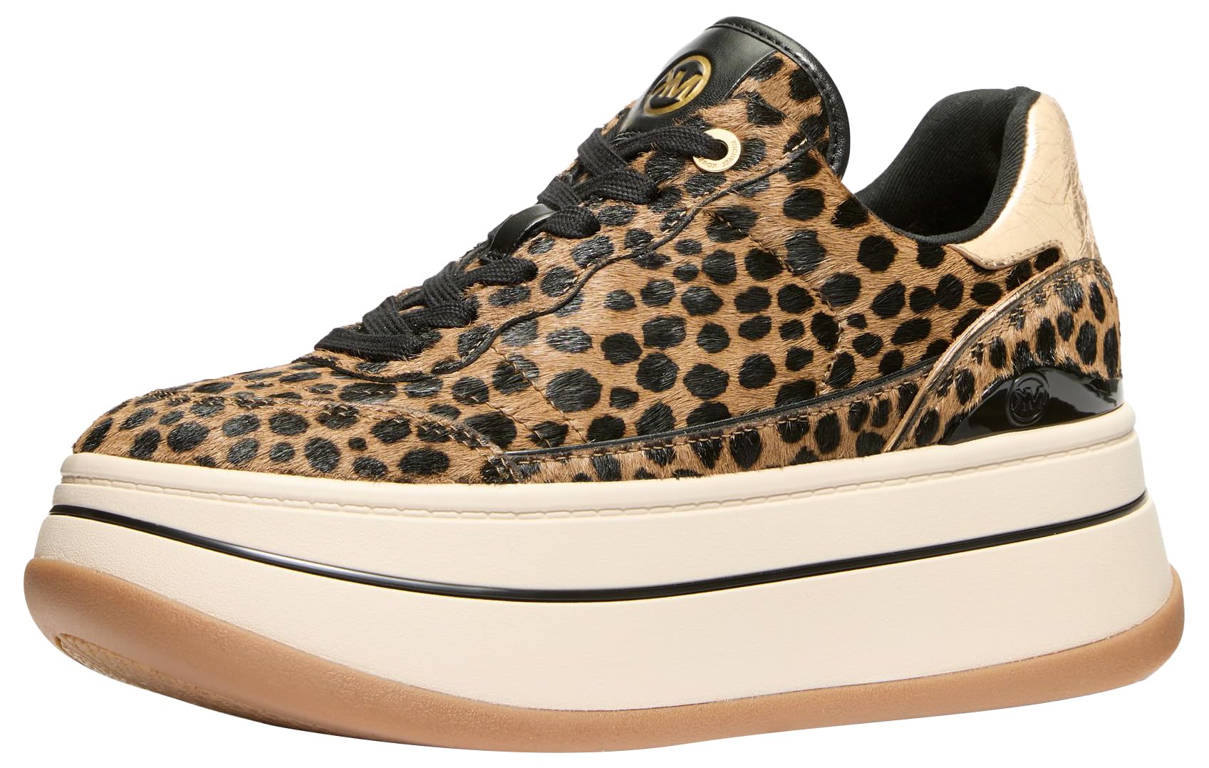 Michael Kors Women’s Hayes Lace Up Sneaker, Husk Multi, 9.5