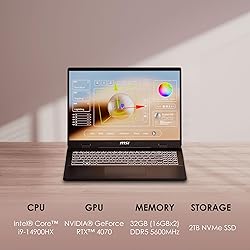 MSI Creator M16 HX 16” 240Hz QHD+ Creator