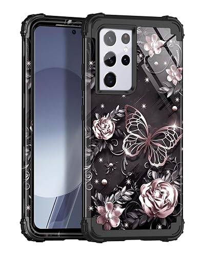 Rancase for Galaxy S21 Ultra 5G Case,Three Layer Heavy Duty