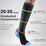 Calves Kelson 2 Pairs Compression Socks 20-30 mmHg Knee High view 2