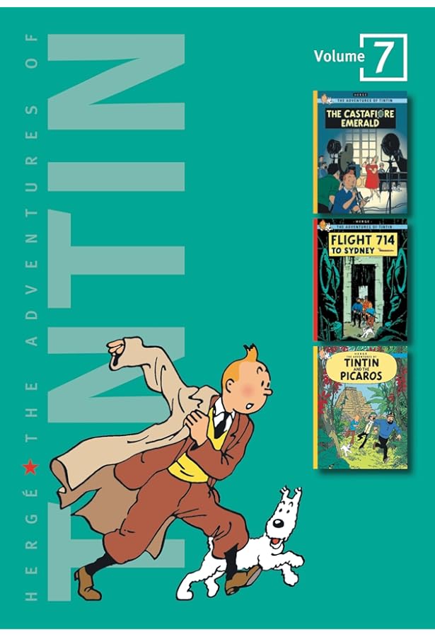 Tintin 3 Adventures Vol. 5 (Tintin three-in-one volumes)(v. 5