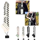 Phone Strap with Zippered Pouch, Waterproof Nylon CutePhone Lanyard Crossbody Wrist Strap, Suitable for Mobile Phone Wallet White