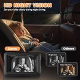 Zacro Baby Car Camera 1080P 4.3 Display Night Vision Wide View 360° view 2