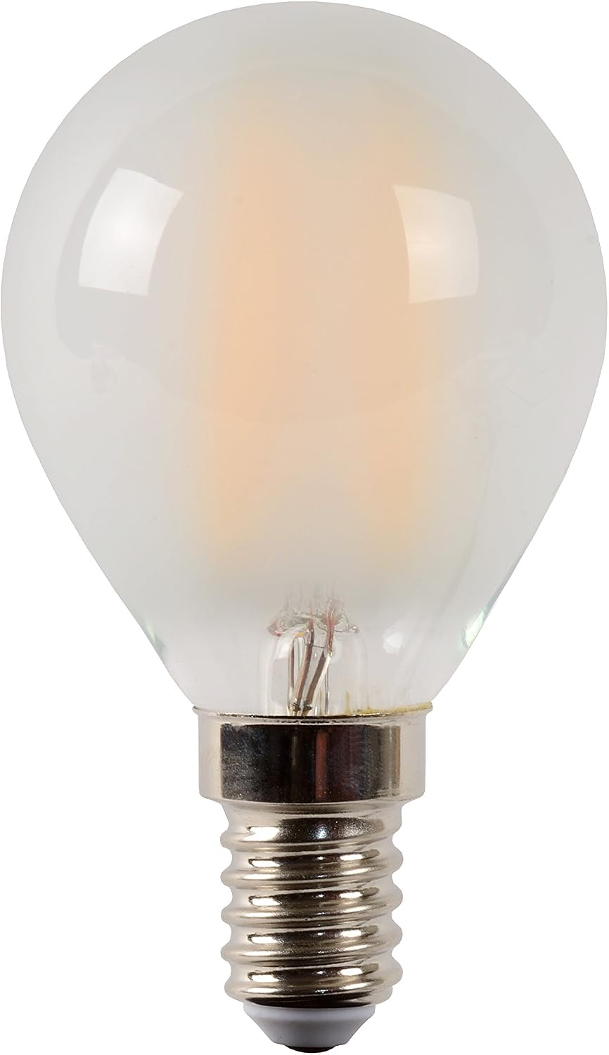 Lucide LED BULB - Filament Bulb - diameter 4,5 cm - LED Dim. - 1x4W 2700K - Albast, Frosted, 1 x 1 x 7.7 cm - Image 3