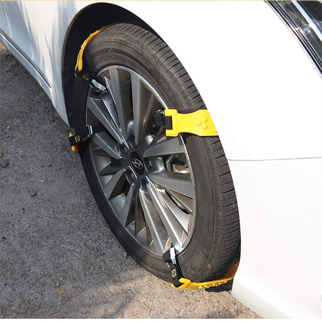 fnemo 1PCS Durable Antideslizante Coche Antideslizante Neumático Cinturón Neumático Cadenas de Nieve Accesorios para automóviles Asistencia en Carretera