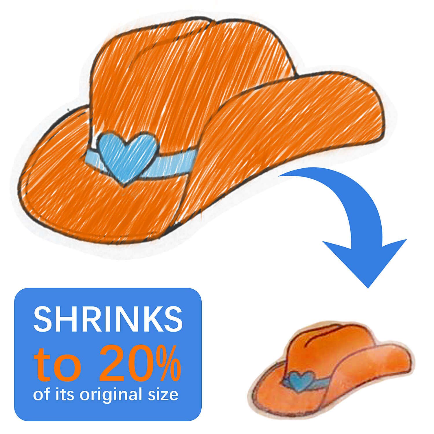 shynek Shrinky Film Sheets for Shrink Art, 125Pcs Shrinky Plastic Keychain Kit Including 20 Pcs Shrinky Paper, Hole Punch, Pencils, Keychains, Tweezers, Scissors for Crafts and Keychains